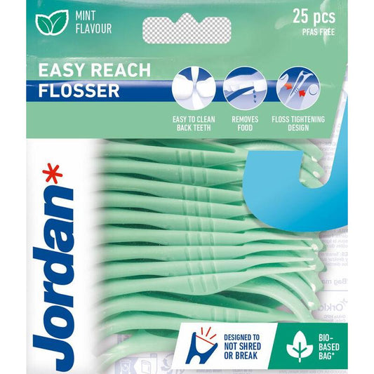 Jordan Easy Reach Flosser Mint (25 st.)-Jordan-Sordent