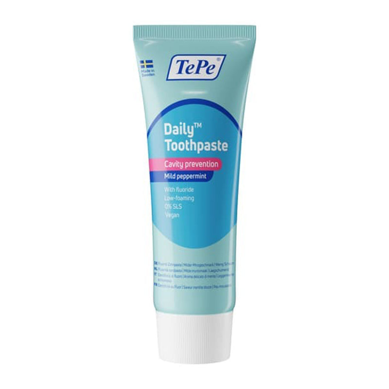 TePe® Daily™ Tandpasta met Fluoride (75 mL)-TePe-Sordent