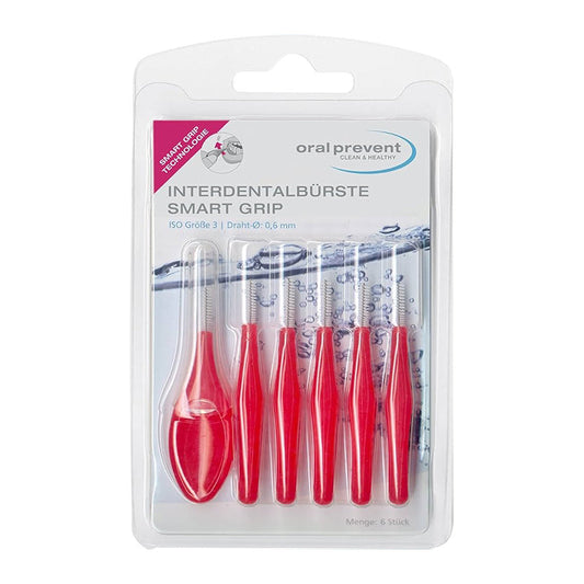 Oral Prevent Smart Grip Ragers Blister Rood 0.6 mm (6 st.)-Oral Prevent-Sordent
