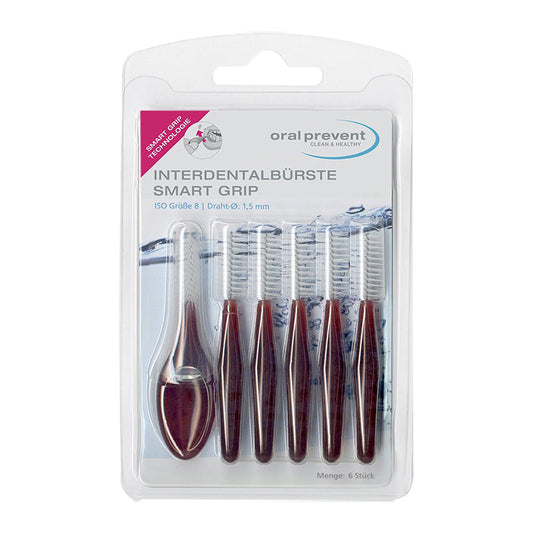 Oral Prevent Smart Grip Ragers Blister Bruin 1.5 mm (6 st.)-Oral Prevent-Sordent
