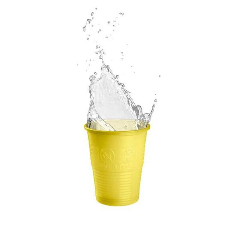 Akzenta Top PP Plastic Drinkbekers 200 mL - Div. Kleuren en Aantallen-Akzenta-Geel-100 st.-Sordent