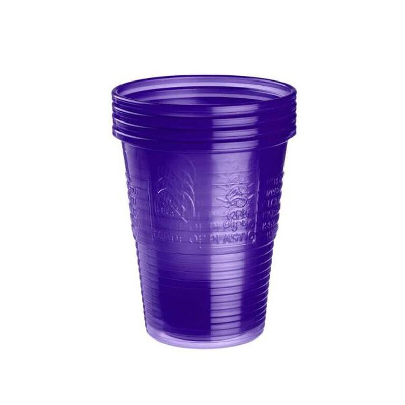 Akzenta Top PP Plastic Drinkbekers 200 mL - Div. Kleuren en Aantallen-Akzenta-Violet-100 st.-Sordent