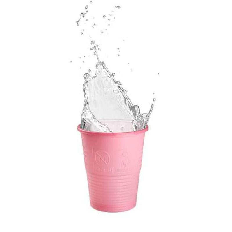 Akzenta Top PP Plastic Drinkbekers 200 mL - Div. Kleuren en Aantallen-Akzenta-Roze-100 st.-Sordent