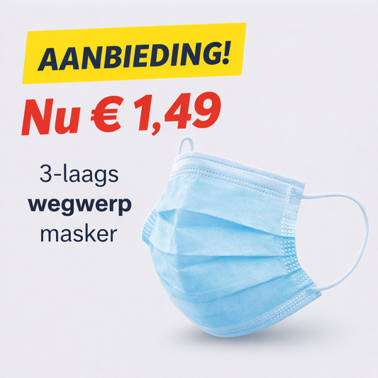 Santex Mondmasker Blauw 3-Laags Type IIR | 50 st.
