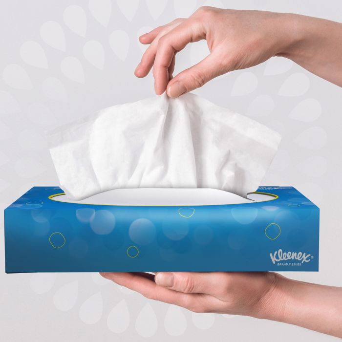 Kleenex® Facial Tissues 2-Laags 20.6x20 cm (24 x 100 st.=2400 st.)
