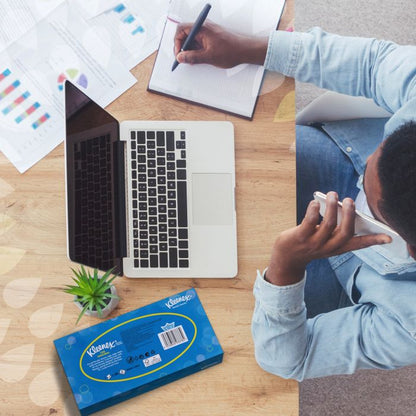 Kleenex® Facial Tissues 2-Laags 20.6x20 cm (24 x 100 st.=2400 st.)