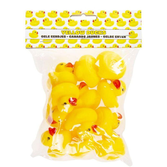 Kidspoint Speelgoed Gele Badeendjes (3 cm) (12 st.)-Kidspoint-Sordent