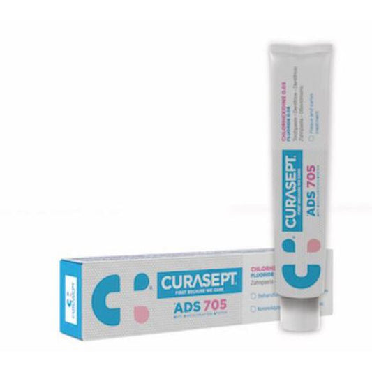 Curasept ADS 705 Gel-Tandpasta - 0.05% CHX + 0.05% FL (75 mL)-Curasept-Sordent