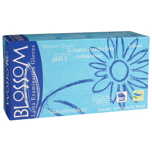 Blossom Handschoenen Latex PF pH 5.5 - Div. Maten (100 st.)-Blossom-XS-Sordent
