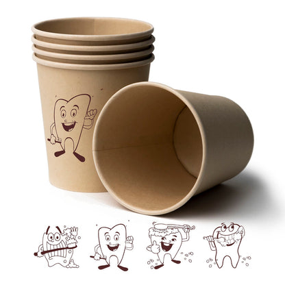 Premium Plus Greenline Bamboo Bekers - Healthy Teeth Mix (1000 st.)-Premium Plus-Sordent