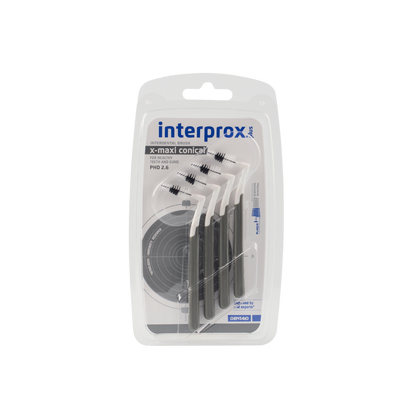 Interprox® Ragers Plus X Maxi Conical grijs PHD 2,6 - Blister (4 st.)-Dentaid-Sordent