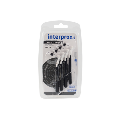 Interprox® Ragers Plus XX Maxi Conical zwart PHD 2,9 - Blister (4 st.)-Dentaid-Sordent