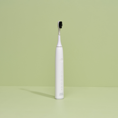 Boombrush Sonische Tandenborstel (Zwart/Wit) – 90 Dagen Batterij-Boombrush-Wit-Sordent