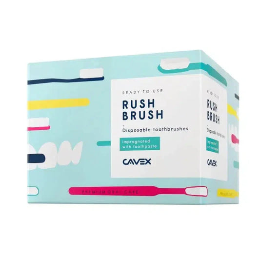 Cavex Tandenborstels Rush Brush – Met tandpasta - (100 st)-Cavex-Sordent