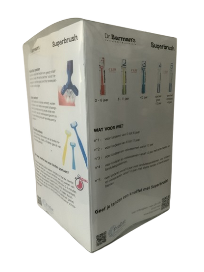 Dr. Barman's Superbrush Starterpack 24 Tandenborstels + Accessoires