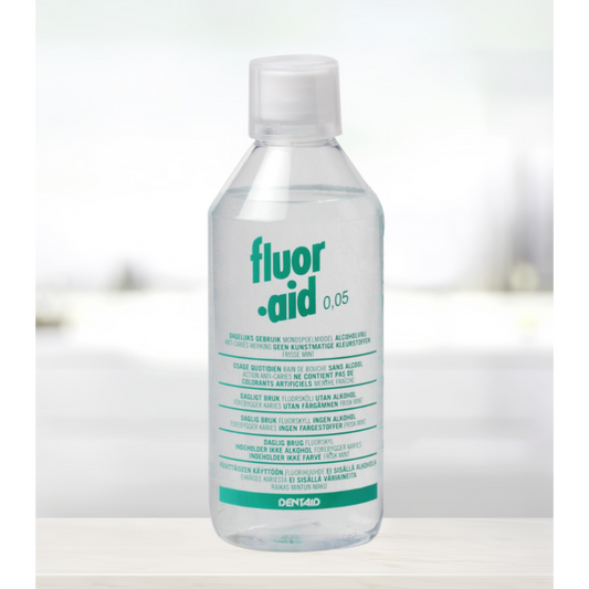 Fluor·Aid® Mondspoelmiddel met Natriumfluoride (500 mL)-Dentaid-Sordent