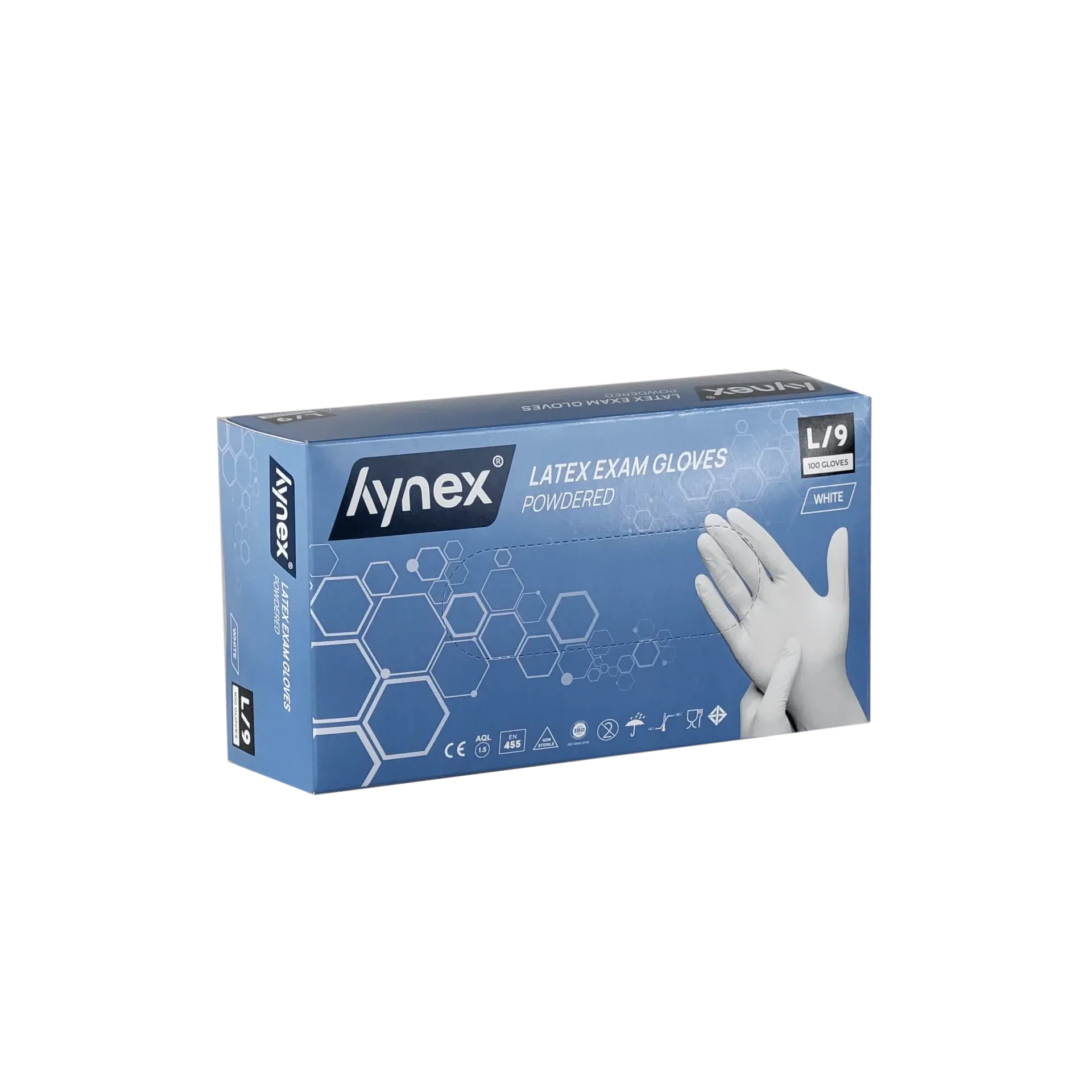 5.0 g - INTCO Latex handschoenen Gepoederd Wit (100 st.)-Disposables-INTCO-Sordent
