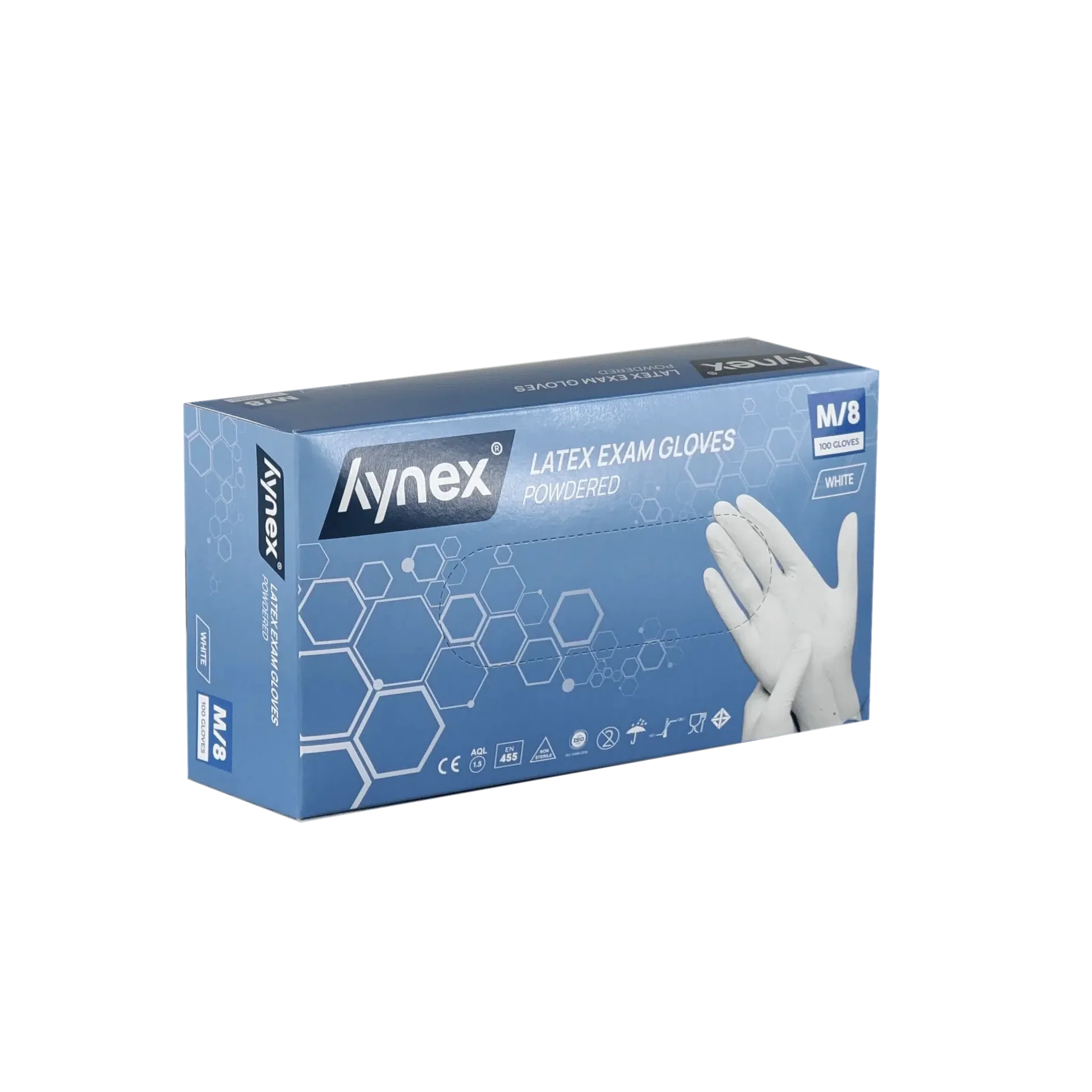 5.0 g - INTCO Latex handschoenen Gepoederd Wit (100 st.)-Disposables-INTCO-Sordent