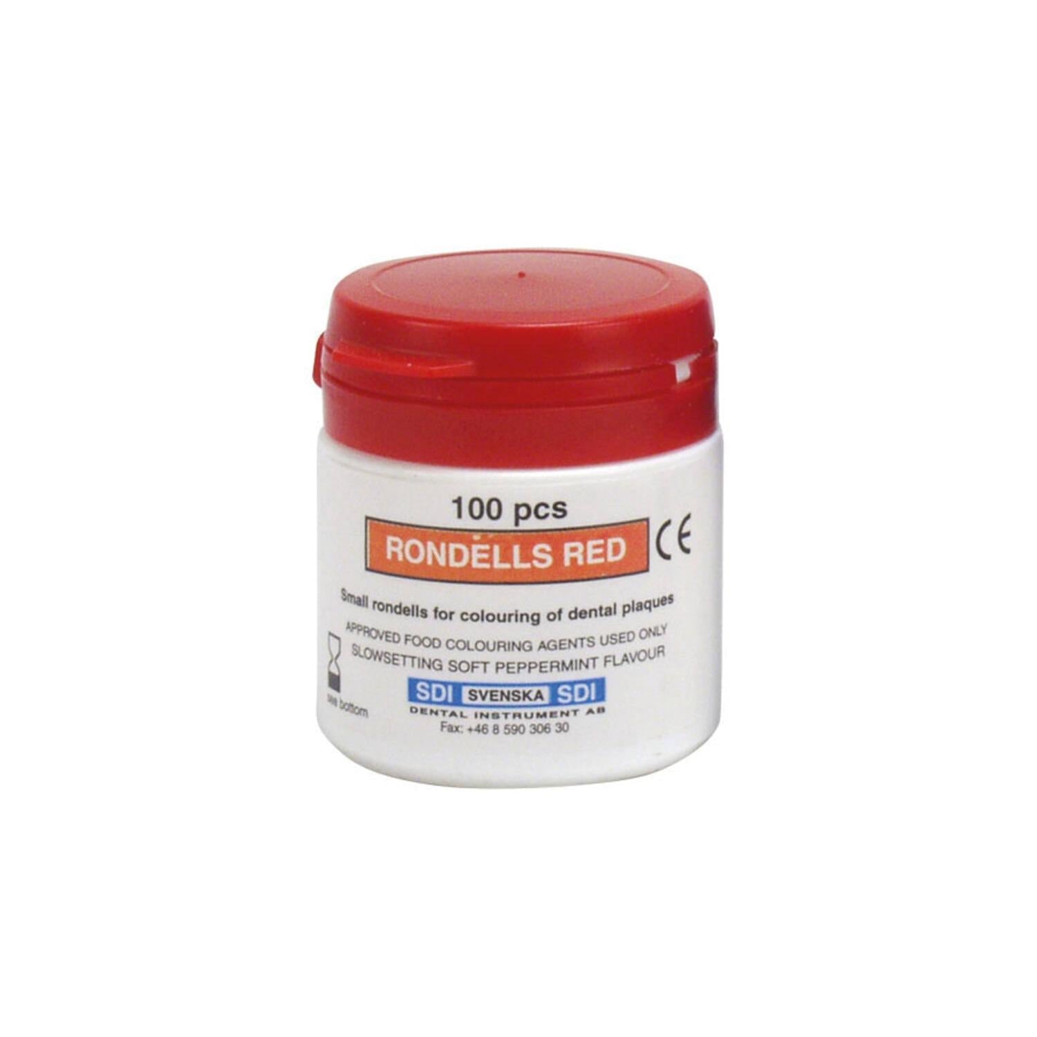 Directa Rondells Discolsing Pellets - Div. Kleuren (100 st.)-Directa-Rood-Sordent