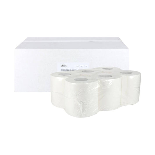 Dürr Hygowipe Plus 2-Laags Handdoekrol Papierrol (6 x 110 m)-Dürr-Sordent