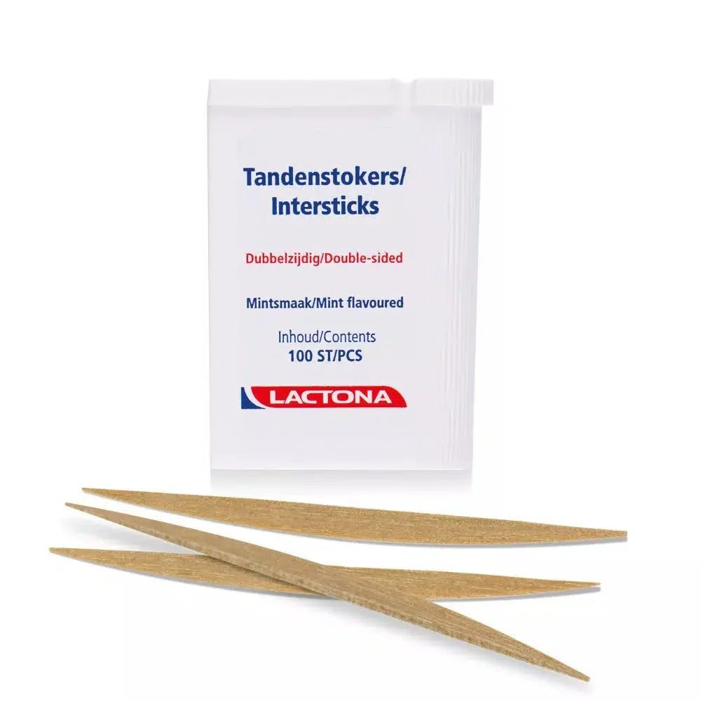 Lactona Intersticks Tandenstokers mintsmaak – (12x100 St.)-Lactona-Sordent