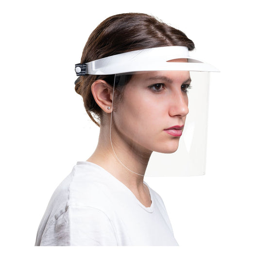 Larident Face Shield Gelaatscherm Economical Wit R5 + 6 Schilden