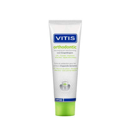 Vitis® Orthodontic Tandpasta tegen tandplaque en cariës (75 mL)-Dentaid-Sordent