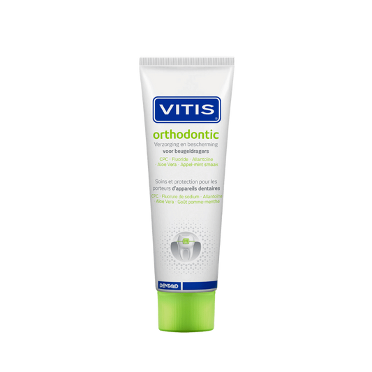 Vitis® Orthodontic Tandpasta tegen tandplaque en cariës (75 mL)-Dentaid-Sordent