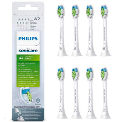 Sonicare Optimal White Toothbrush Heads | Black/White Hx6068 | 8 pcs.