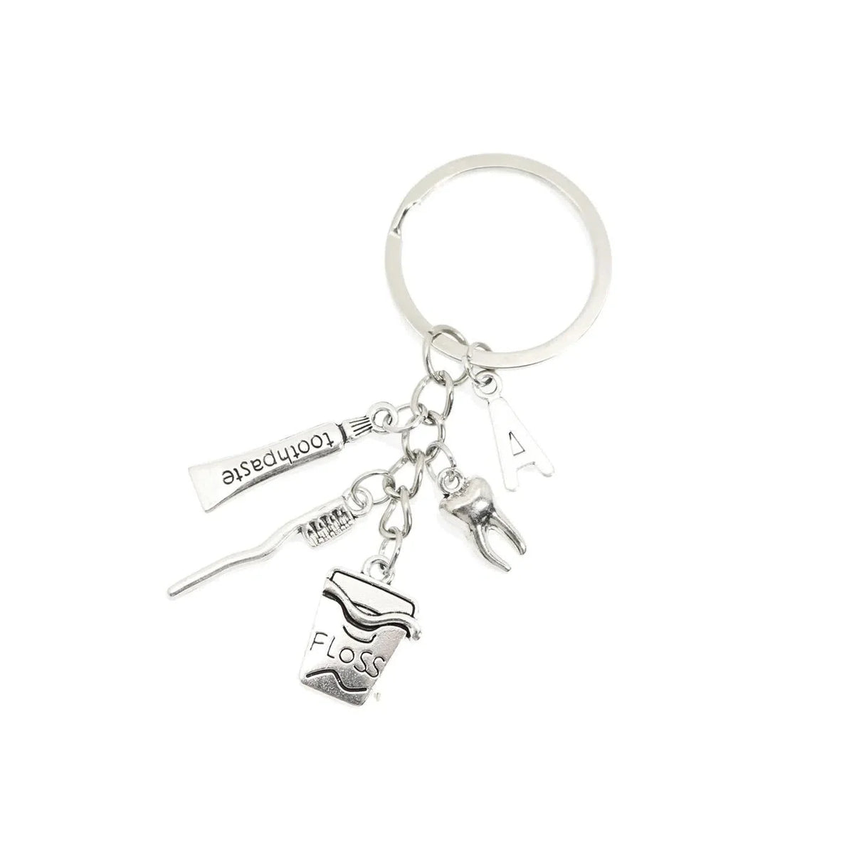 Sleutelhanger Tandenborstel Floss Tandpasta Tand-Instrumenten-Sordent-Sordent
