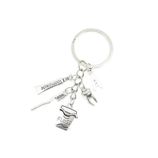 Sleutelhanger Tandenborstel Floss Tandpasta Tand-Instrumenten-Sordent-Sordent
