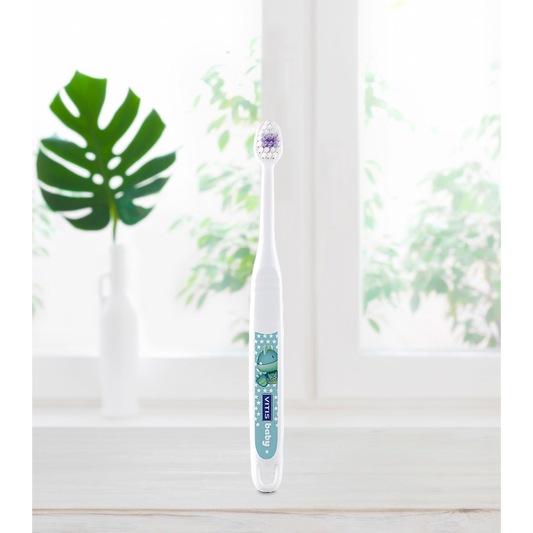 Vitis® Baby Tandenborstel - Kleine borstelkop en Smalle hals-Dentaid-Sordent