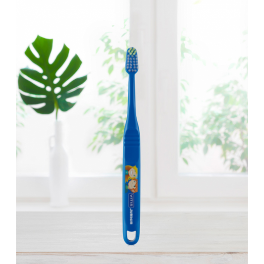 Vitis® Junior Tandenborstel - Kleine borstelkop en Smalle hals-Dentaid-Sordent