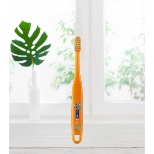Vitis® Kids Tandenborstel - Kleine borstelkop en Smalle hals-Dentaid-Sordent