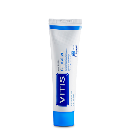 Vitis® Sensitive Tandpasta met Haprepair technologie® (75 mL)-Dentaid-Sordent