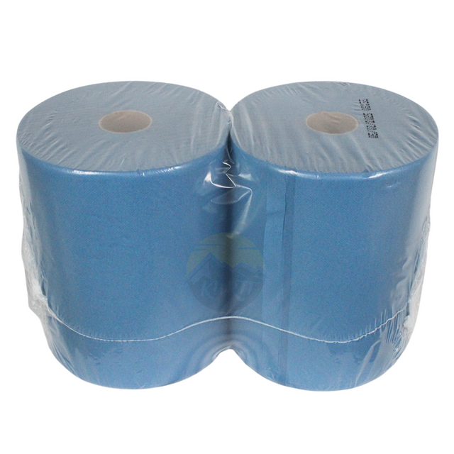 KURTT Industrierollen Blauw 2-laags 37x36 cm x 150 m (2 rollen)-KURTT-Sordent