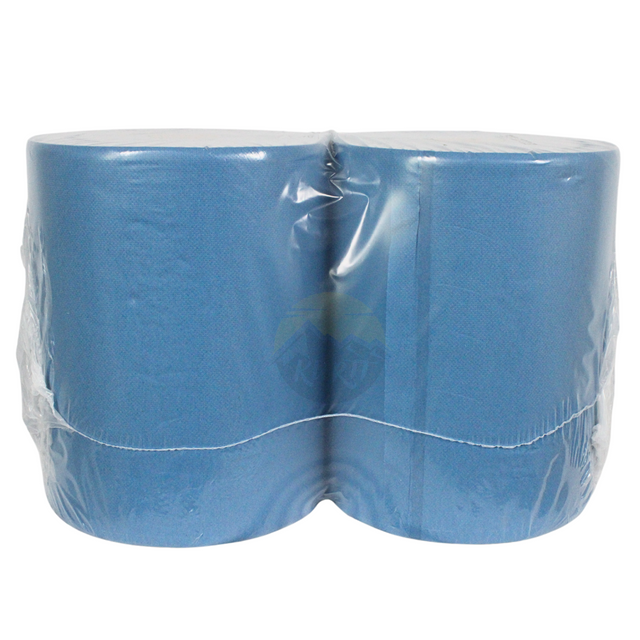 KURTT Industrierollen Blauw 2-laags 37x36 cm x 150 m (2 rollen)-KURTT-Sordent