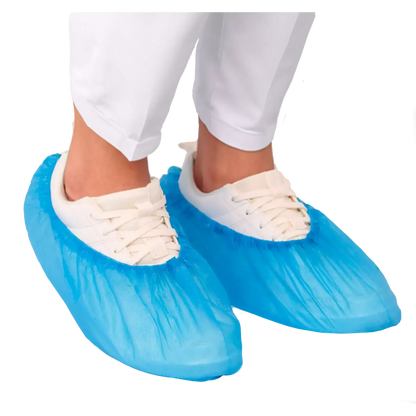Santex Wegwerp Overshoes Schoenhoesjes Blauw (100 / 1000 / 2000 st.)-Disposables-Santex-Sordent