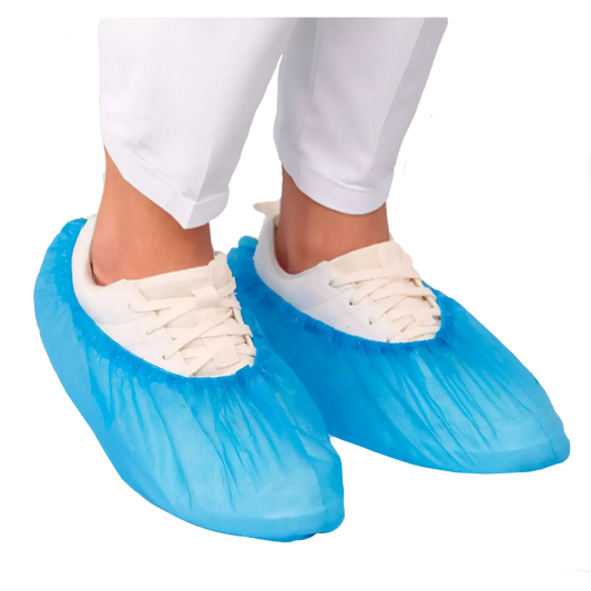 Santex Wegwerp Overshoes Schoenhoesjes Blauw (100 / 1000 / 2000 st.)-Disposables-Santex-Sordent