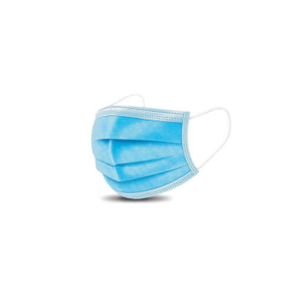 Hynex Medische Mondmasker 3-laags Type IIR Zwart/Blauw/Roze (50 st.)-Disposables-Hynex-Blauw-Sordent