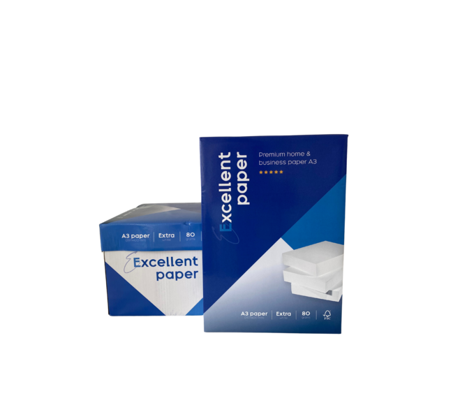 A3 Printpapier Wit 80 g – Excellent Paper – 2500 Vel (5x500 st.)