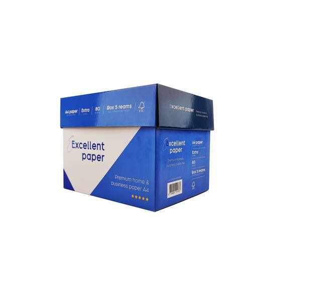 A4 Printpapier Wit 80 g – Excellent Paper – 2500 Vel (5x500 st.)