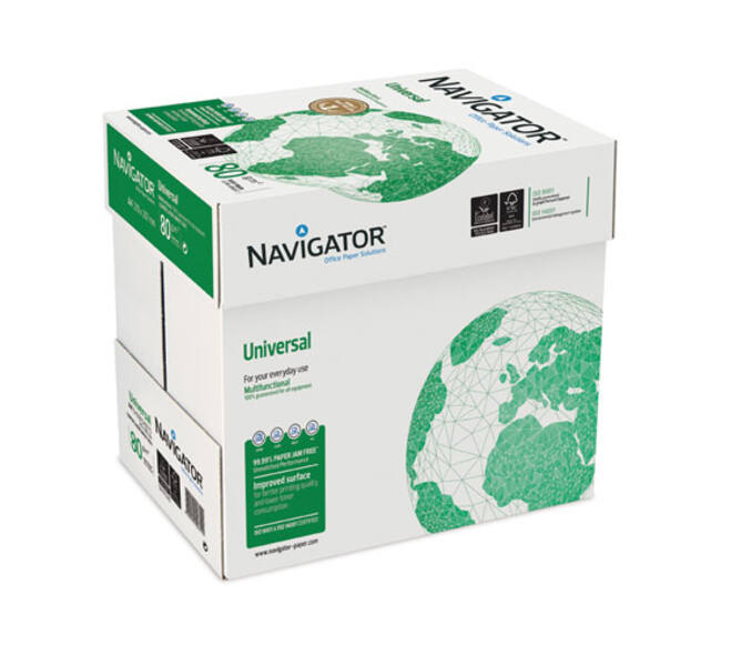 A4 Printpapier Wit 80 g – Navigator Universal – 2500 Vel (5x500 st.)