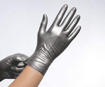 Comforties Soft Glamour Nitril handschoen poedervrij Zilver (100 st.)