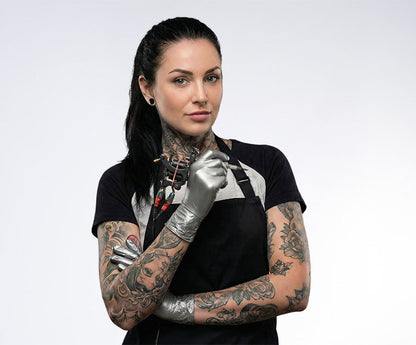 Comforties Soft Glamour Nitril handschoen poedervrij Zilver (100 st.)