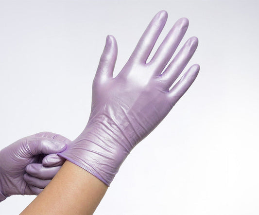 Comforties Soft Glamour Nitril handschoen poedervrij Lila (100 st.)