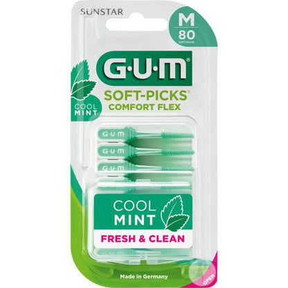 GUM® SOFT-PICKS® MINTY tandenstokers Medium (40 st.)-GUM-Sordent