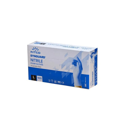 3.5 g - INTCO Nitril handschoen poedervrij Blauw (100 st.)-Disposables-INTCO-Sordent