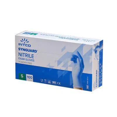 3.5 g - INTCO Nitril handschoen poedervrij Blauw (100 st.)-Disposables-INTCO-Sordent
