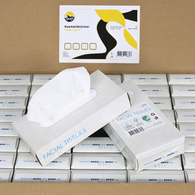 KURTT Facial Tissues 2-Laags 20x20 cm (40 x 100 st.)-KURTT-Sordent